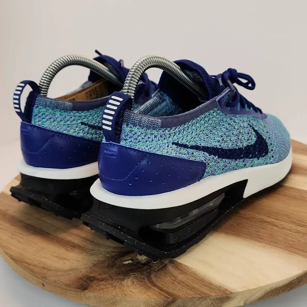 Nike Air Max Flyknit Racer Royal Blue Algae New With Tag Mens Size 6 FD2765-400